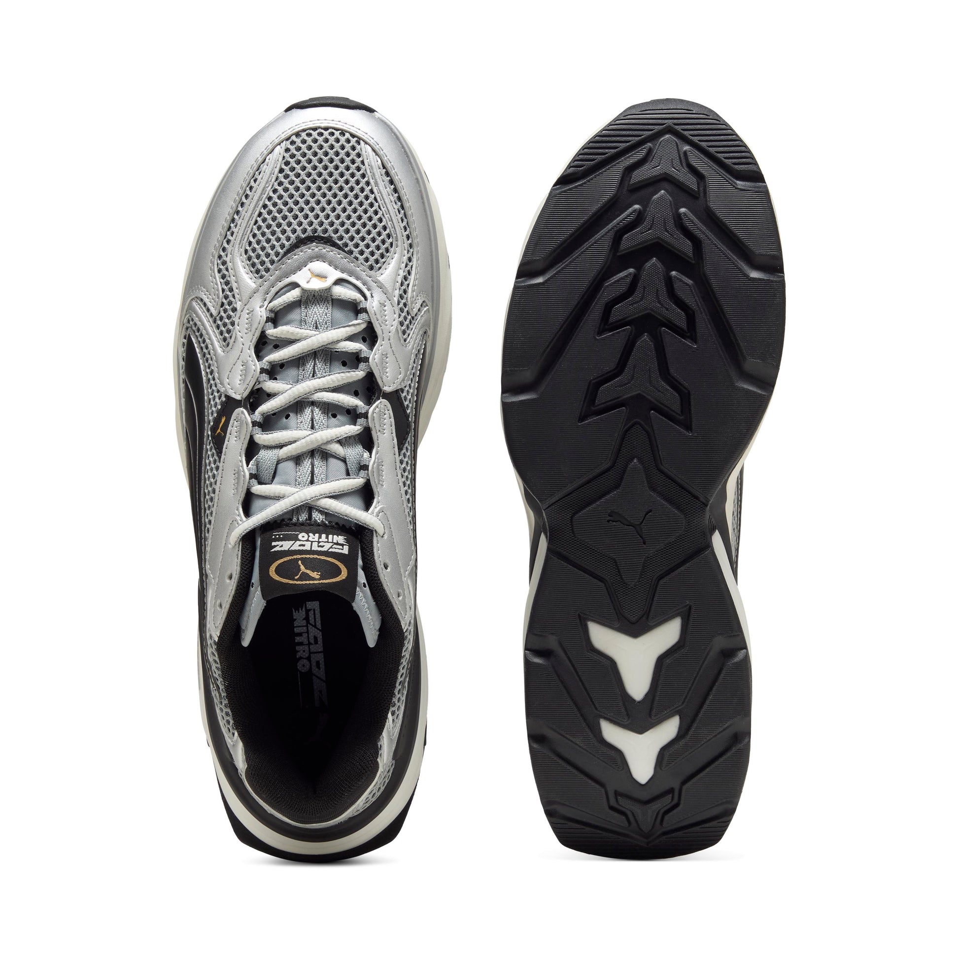 PUMA FADE NITRO LS - PUMA Silver-Cool Mid Gray-PUMA Black - FREESTYLE LLORET