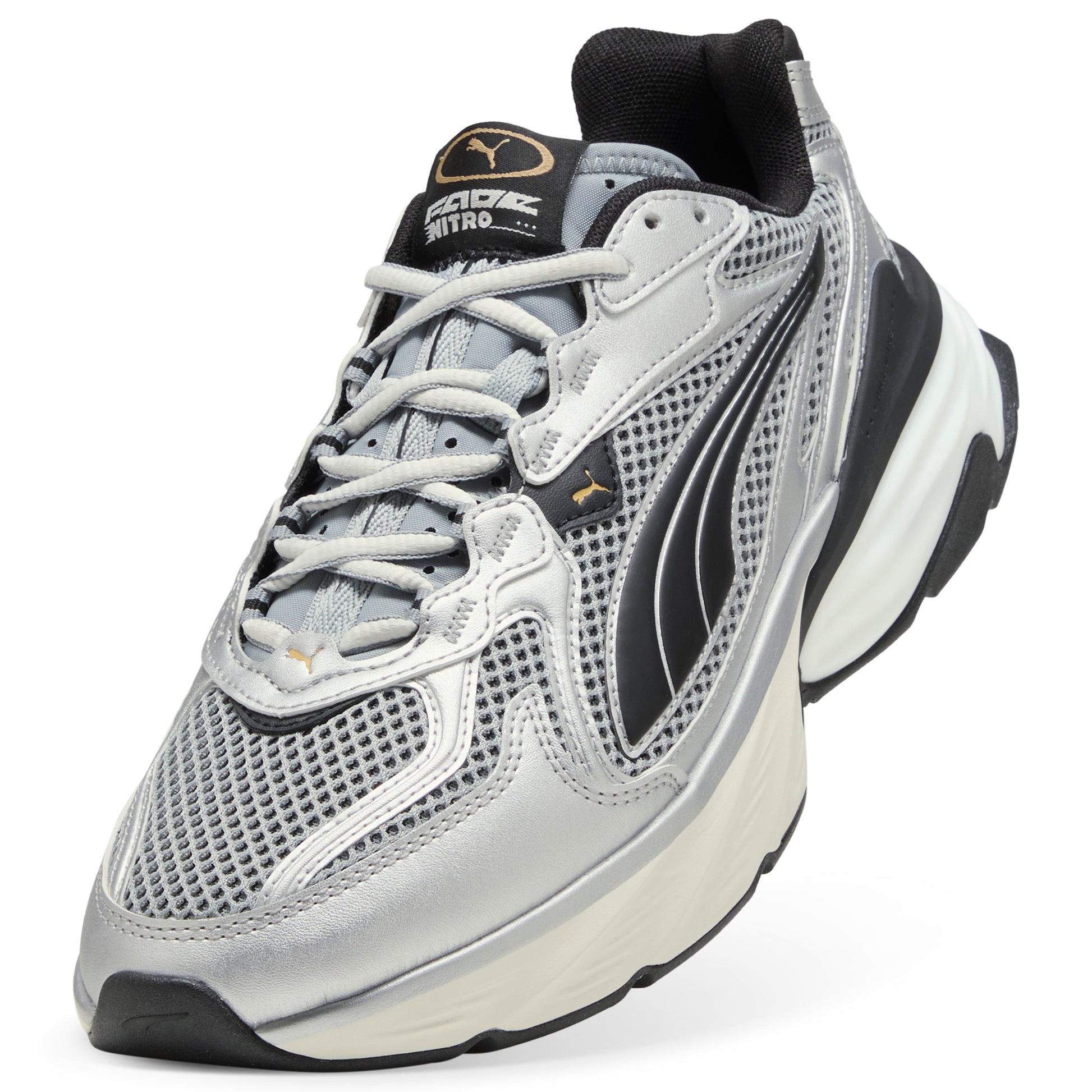 PUMA FADE NITRO LS - PUMA Silver-Cool Mid Gray-PUMA Black - FREESTYLE LLORET