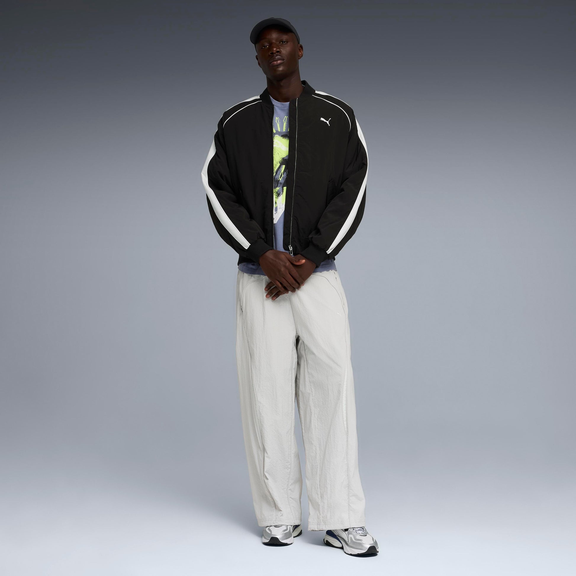 PUMA FADE NITRO LS - PUMA Silver-Cool Mid Gray-PUMA Black - FREESTYLE LLORET
