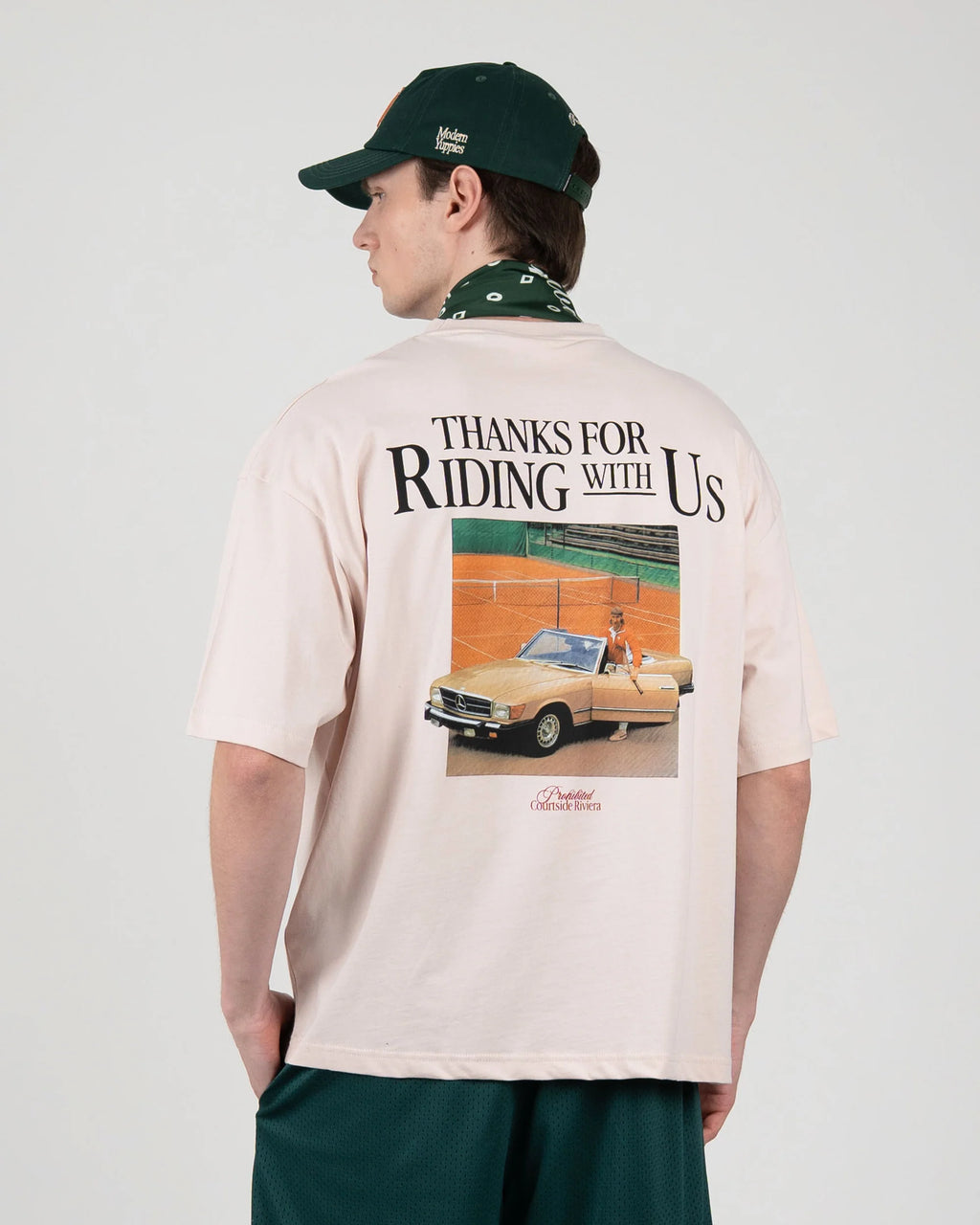 PROHIBITED Courtside Riviera SS Tee - Rose - FREESTYLE LLORET