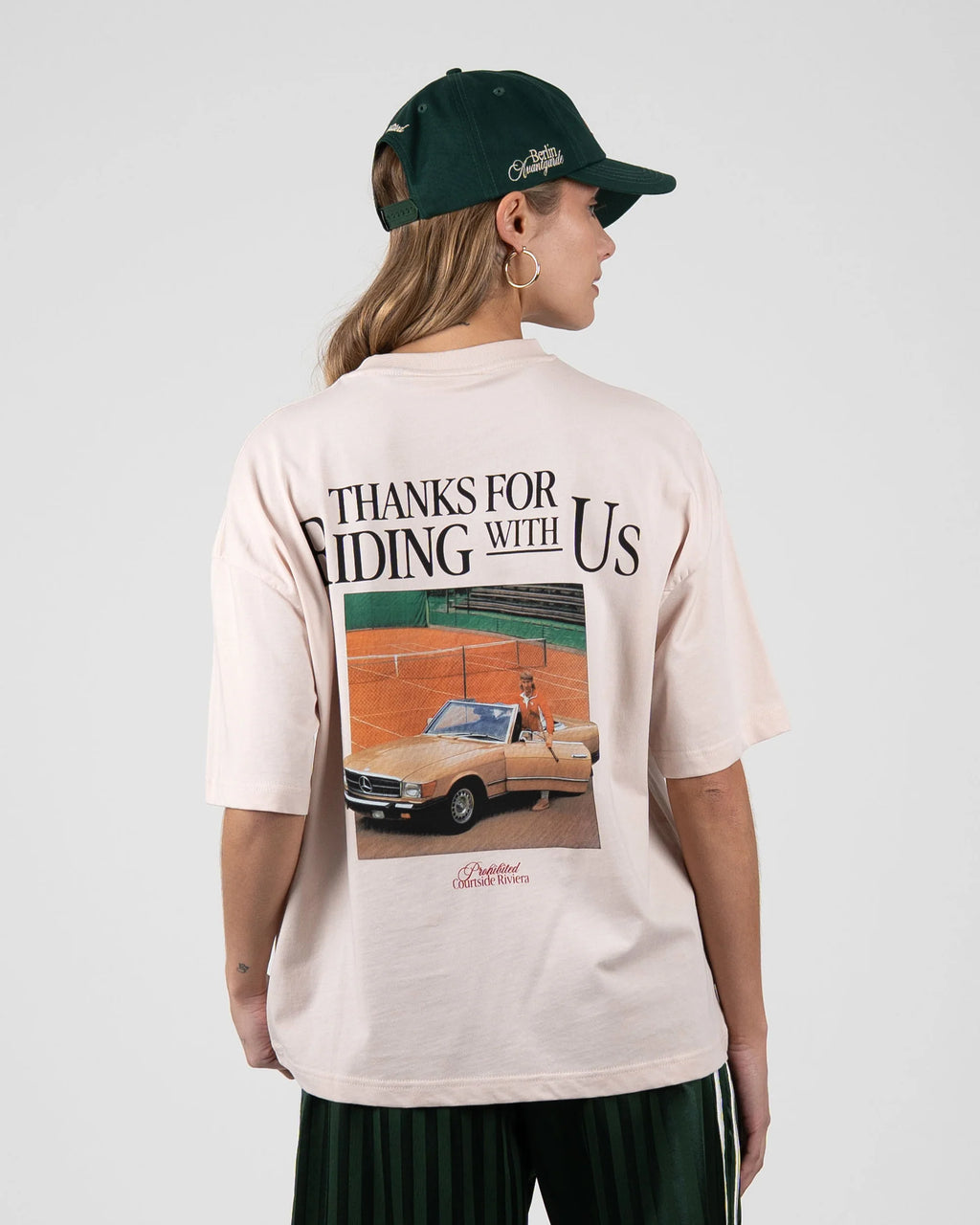 PROHIBITED Courtside Riviera SS Tee - Rose - FREESTYLE LLORET