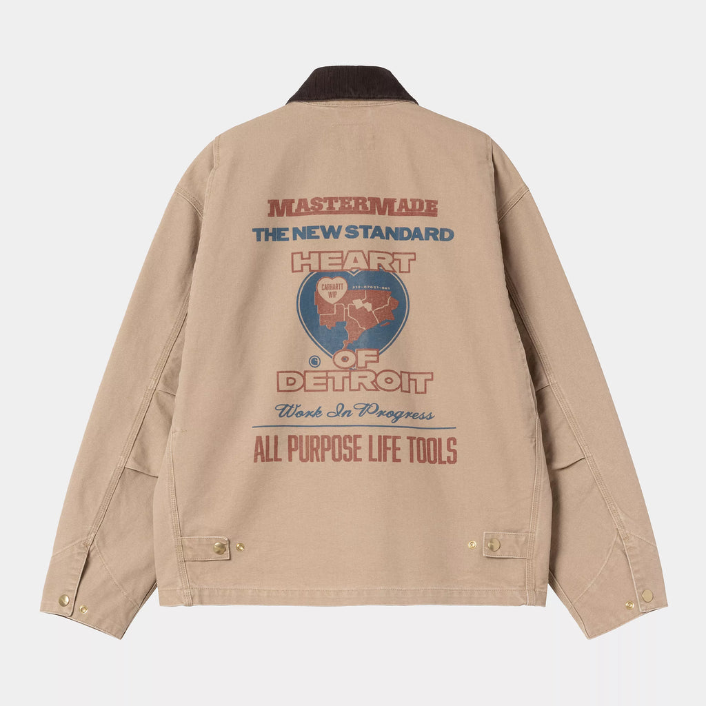 CARHARTT WIP OG Arcan Graphic Jacket - Dusty H Brown Tobacco