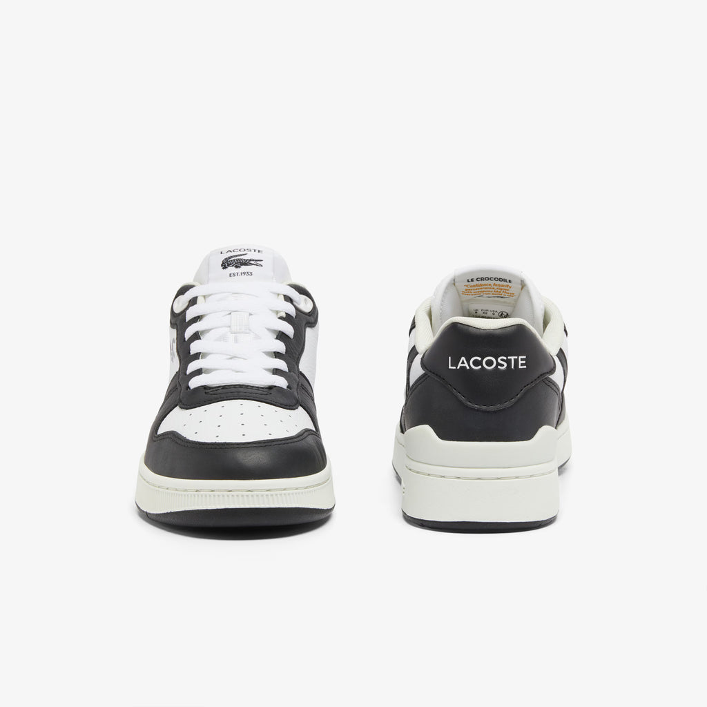 LACOSTE T-CLIP Leather - White Black