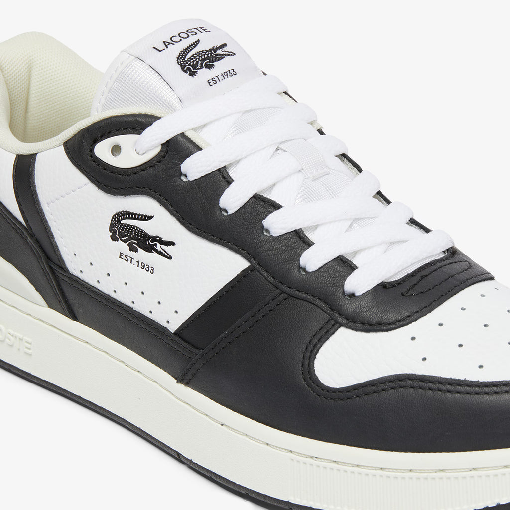 LACOSTE T-CLIP Leather - White Black