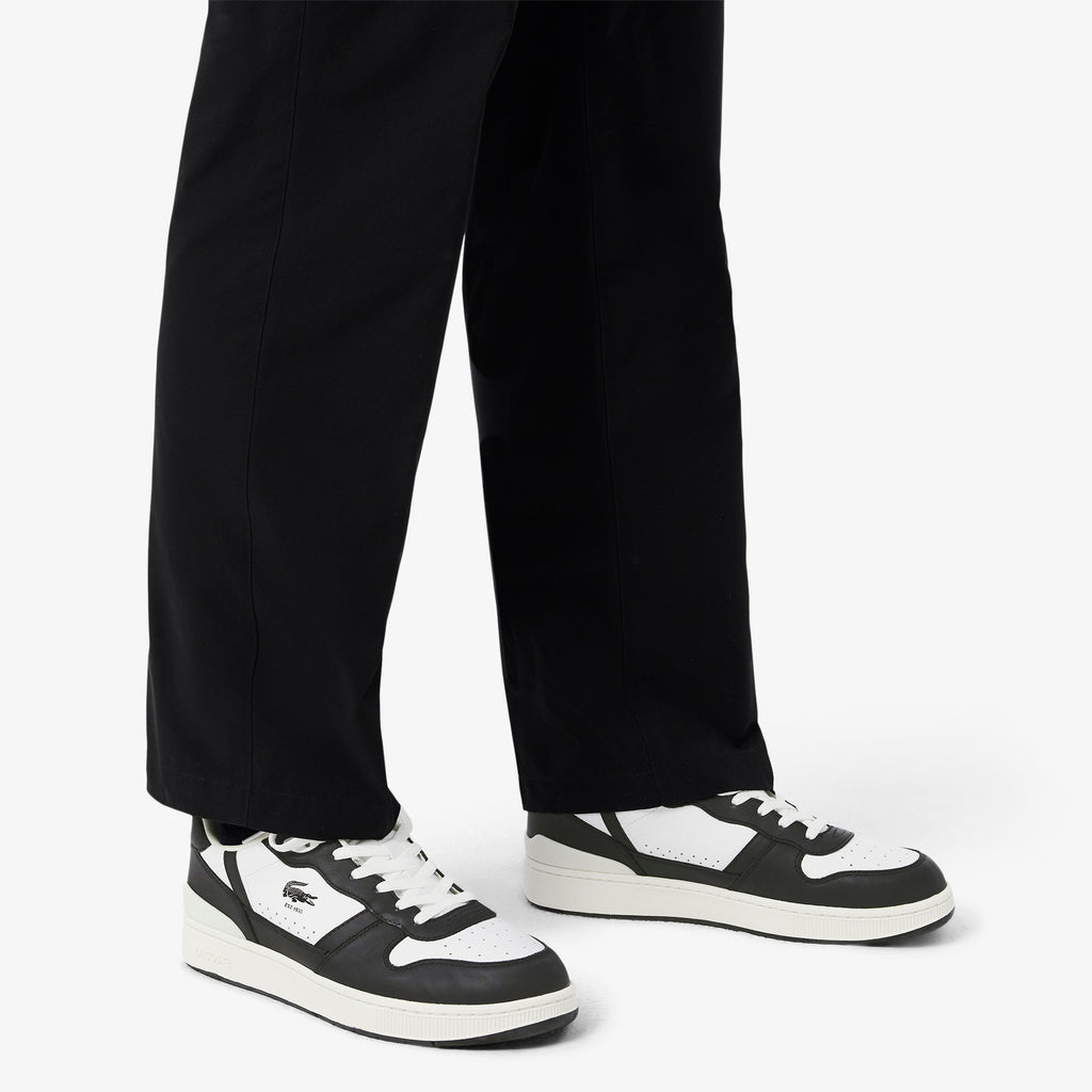 LACOSTE T-CLIP Leather - White Black