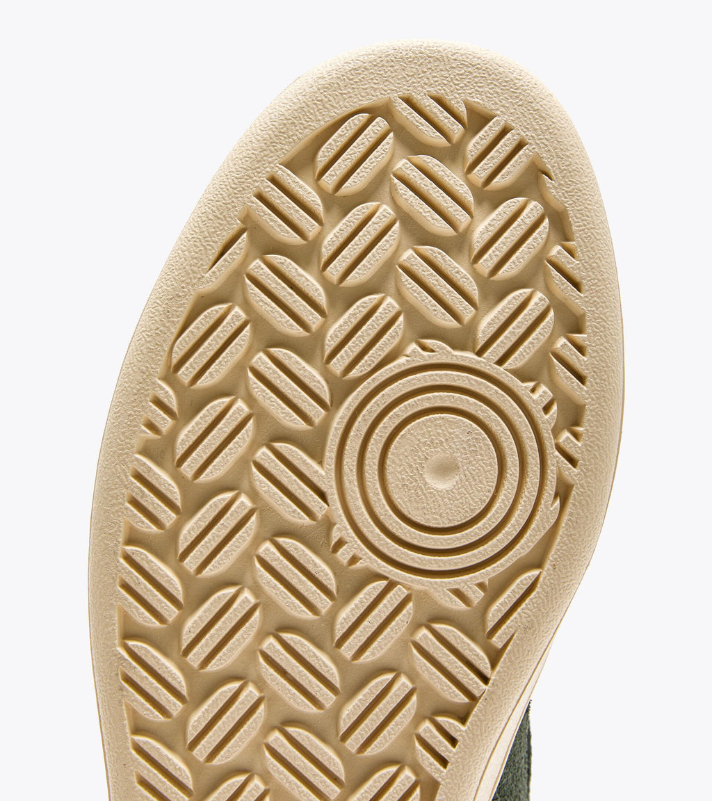 DIADORA MAGIC BASKET LOW SUEDE LEATHER - White Dark Forest