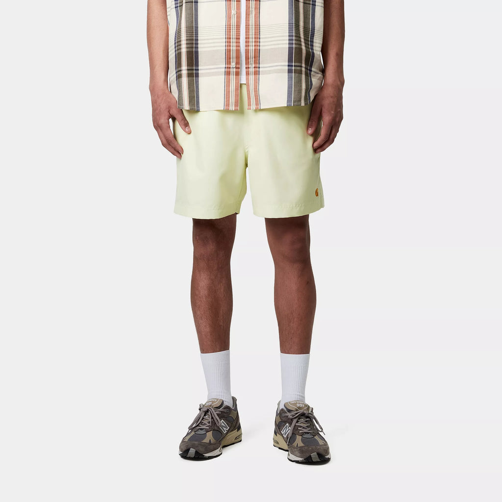 CARHARTT WIP Chase Swim Trunks - Air Green Gold