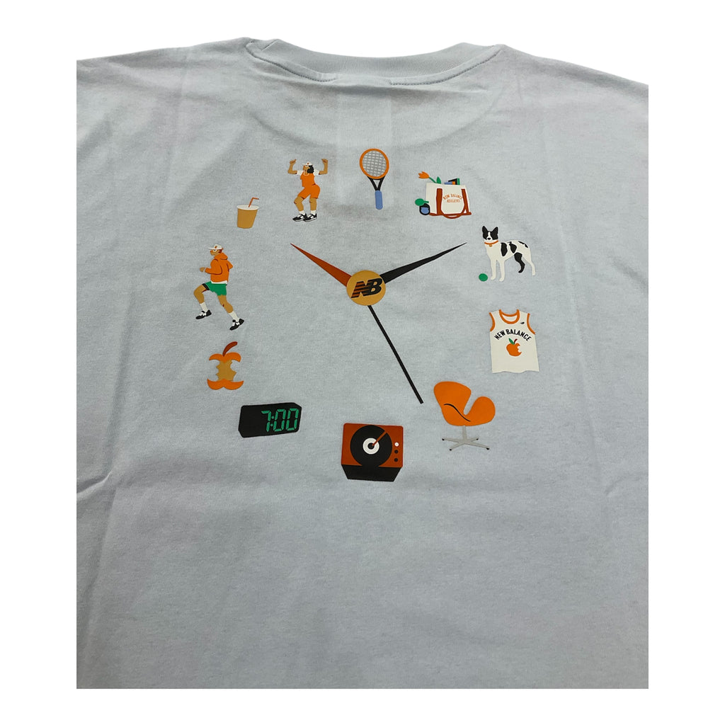 NEW BALANCE X Drake Cereal Clock S/S Tee - Sky Blue