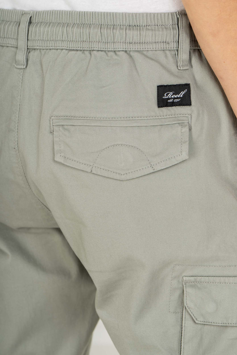 REELL REFLEX RIB CARGO PANT - Moon MIst