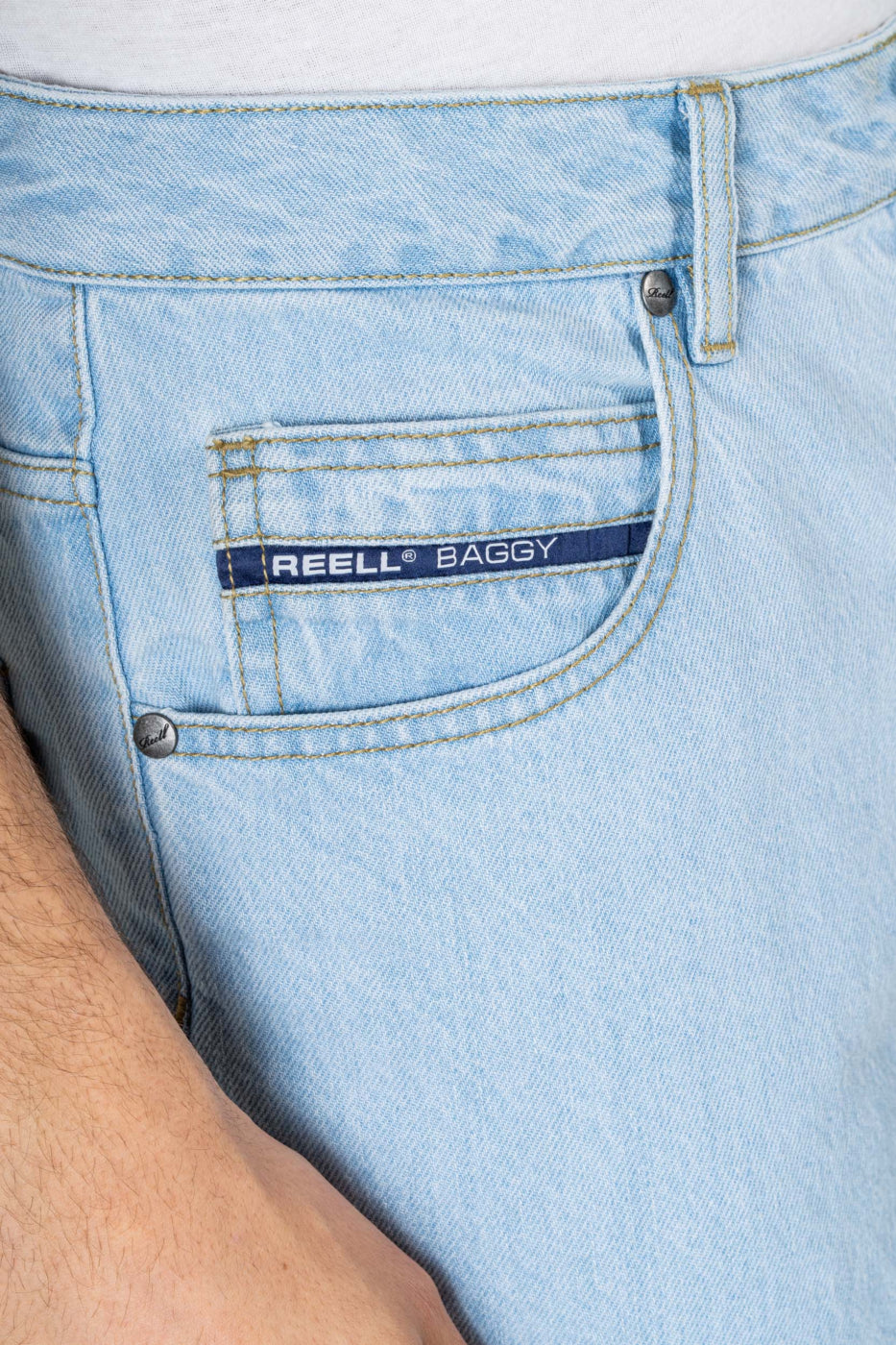 REELL BELMONT SHORT - Origin Light Blue