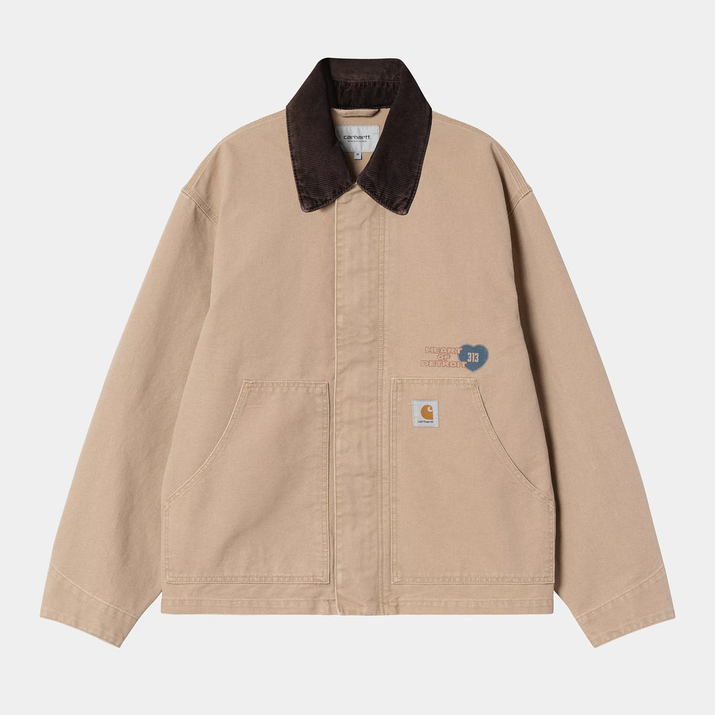 CARHARTT WIP OG Arcan Graphic Jacket - Dusty H Brown Tobacco