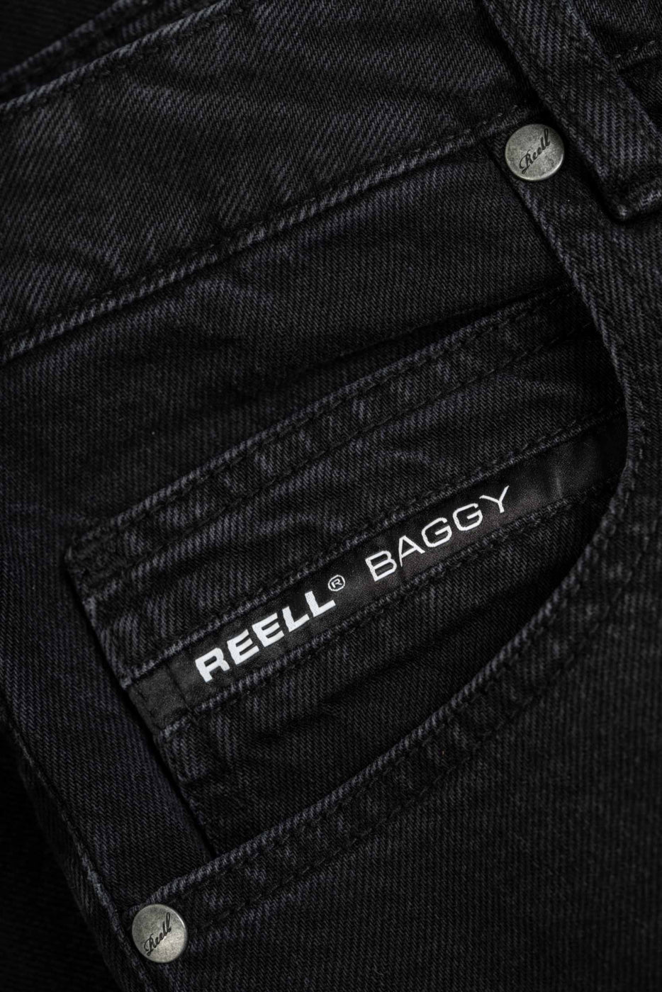 REELL Belmont Worker Short - Classic Black Wash