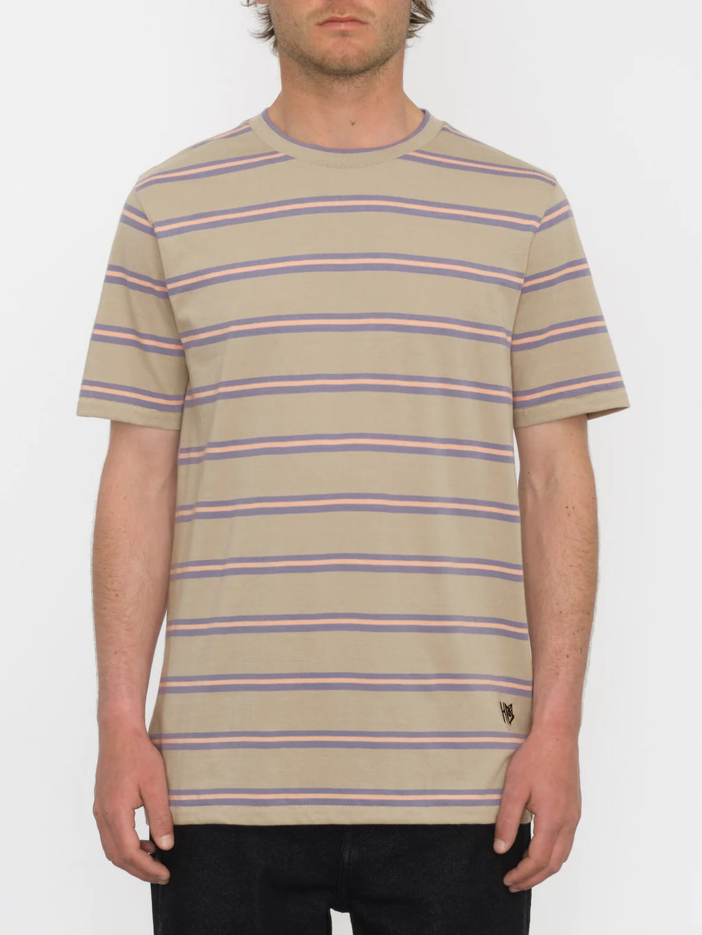 VOLCOM V ENT HOCKEY DAD CREW SS - Ligth Khaki