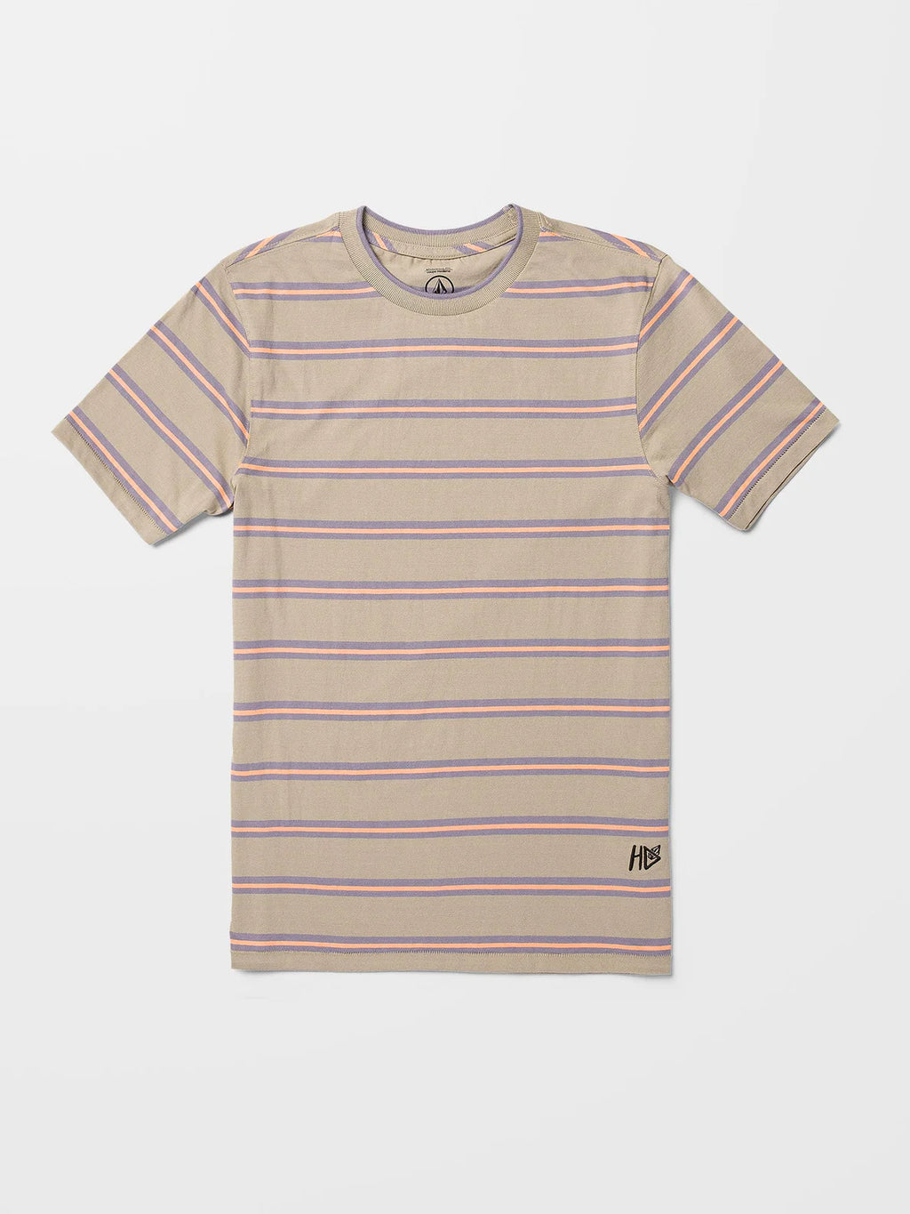 VOLCOM V ENT HOCKEY DAD CREW SS - Ligth Khaki