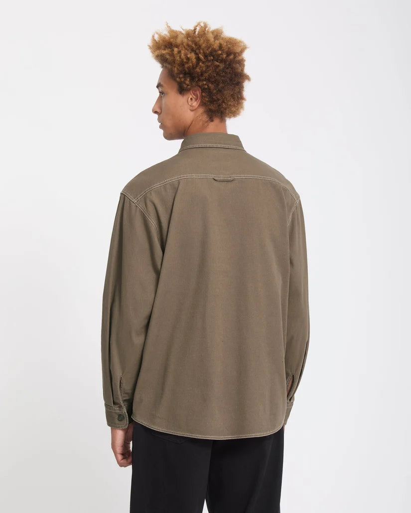 VOLCOM Levelstone L/S SHIRT - Earth