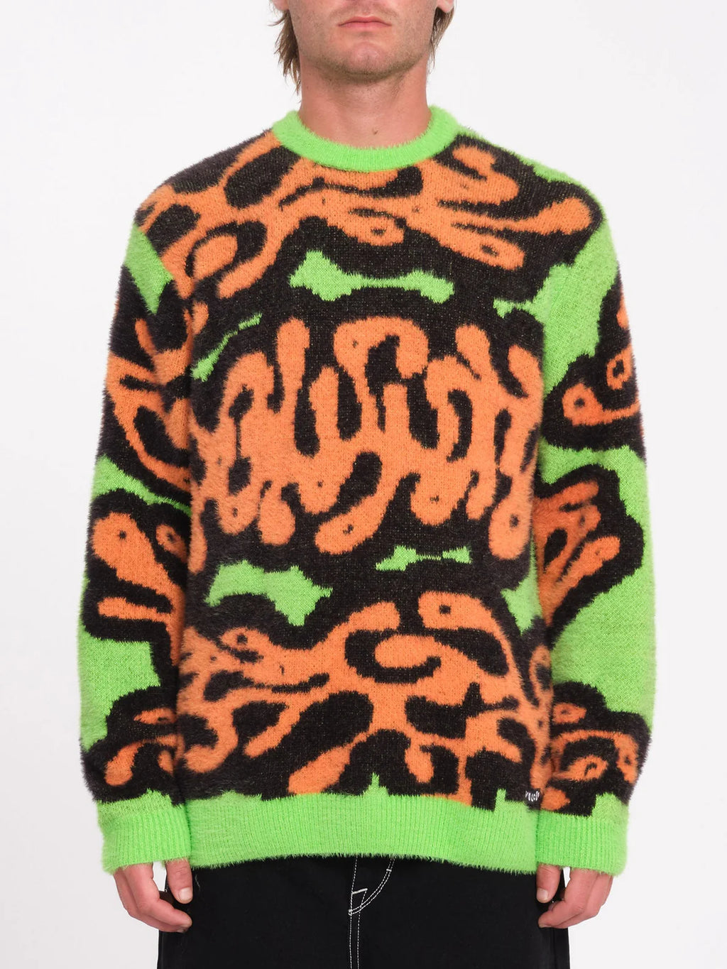 VOLCOM ZEPHYR SWEATER - Electric Green