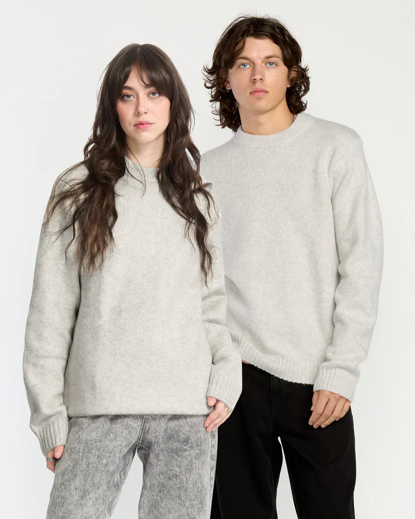VOLCOM EDMONDER II SWEATER - Dirty White