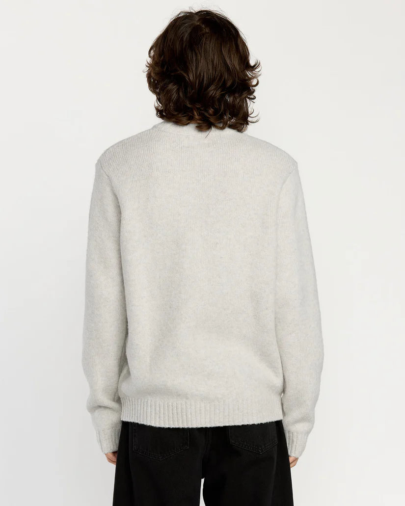 VOLCOM EDMONDER II SWEATER - Dirty White