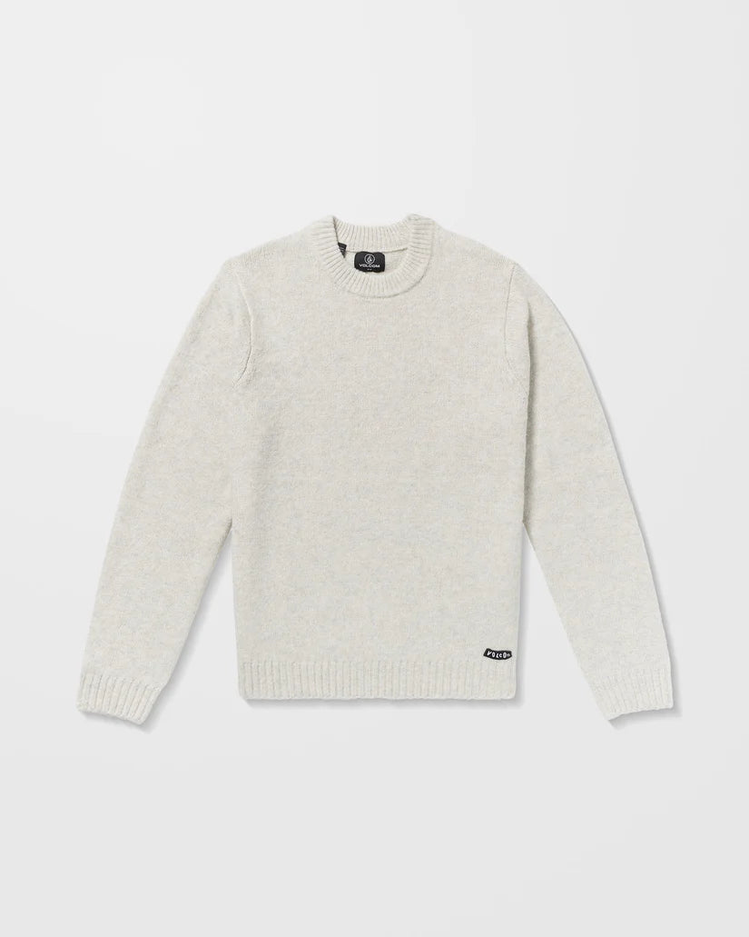 VOLCOM EDMONDER II SWEATER - Dirty White