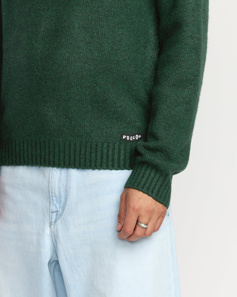 VOLCOM EDMONDER II SWEATER - Dark Green