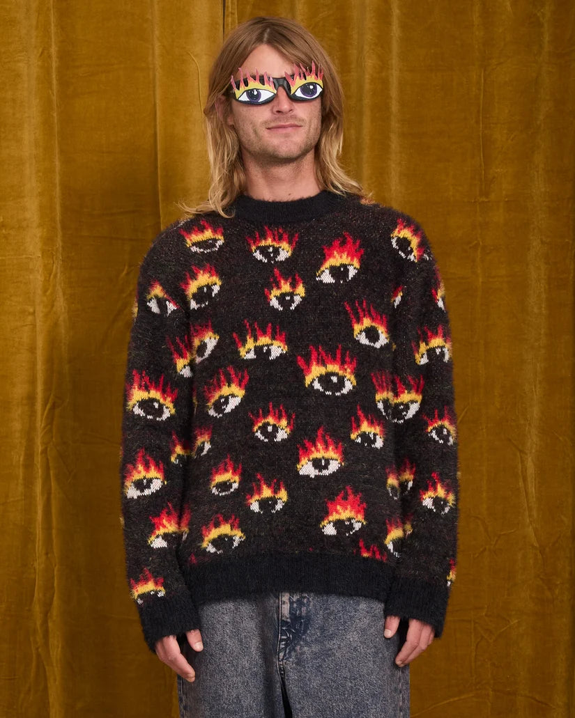 VOLCOM Jersey Ozzy EYES - Black