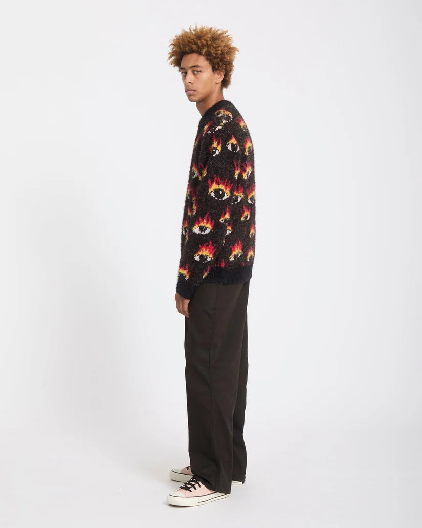 VOLCOM Jersey Ozzy EYES - Black
