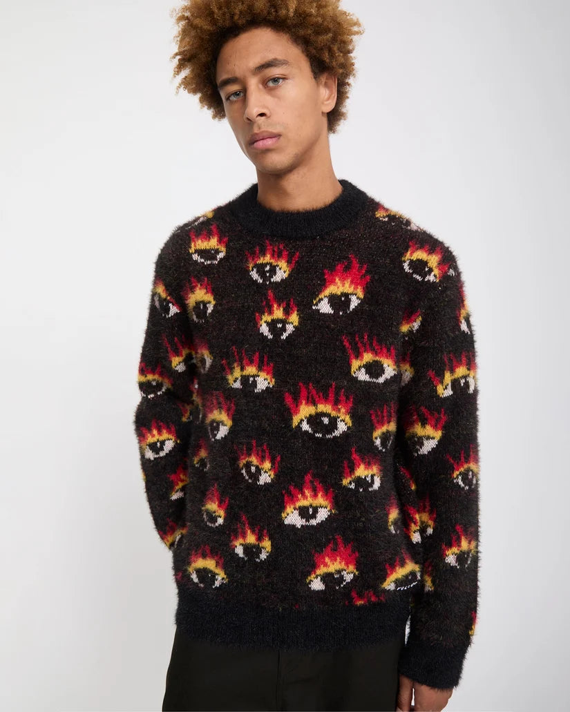 VOLCOM Jersey Ozzy EYES - Black