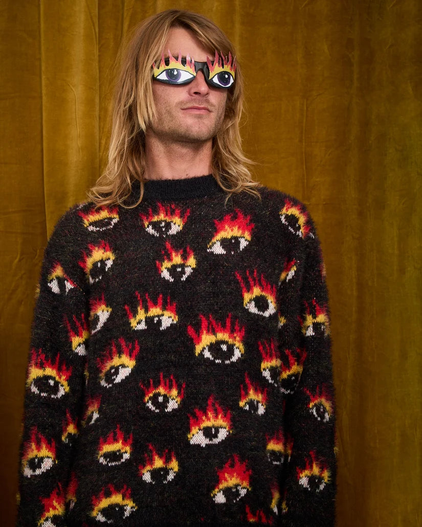 VOLCOM Jersey Ozzy EYES - Black