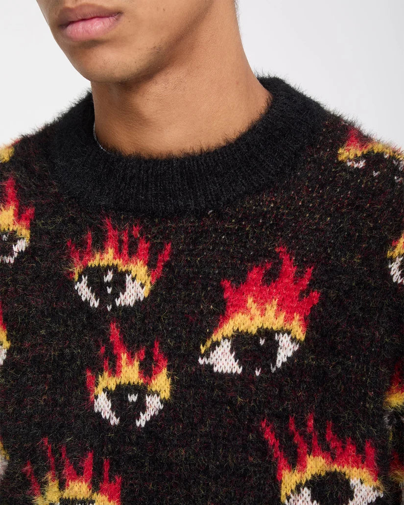 VOLCOM Jersey Ozzy EYES - Black
