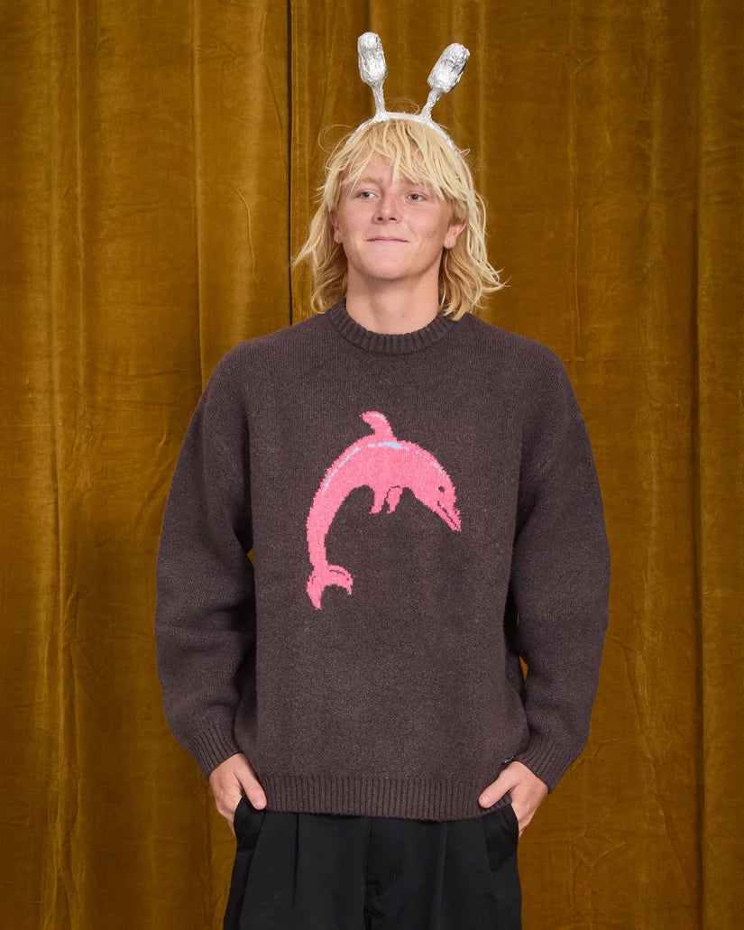 VOLCOM Jersey Ozzy Dolphin - Raisin