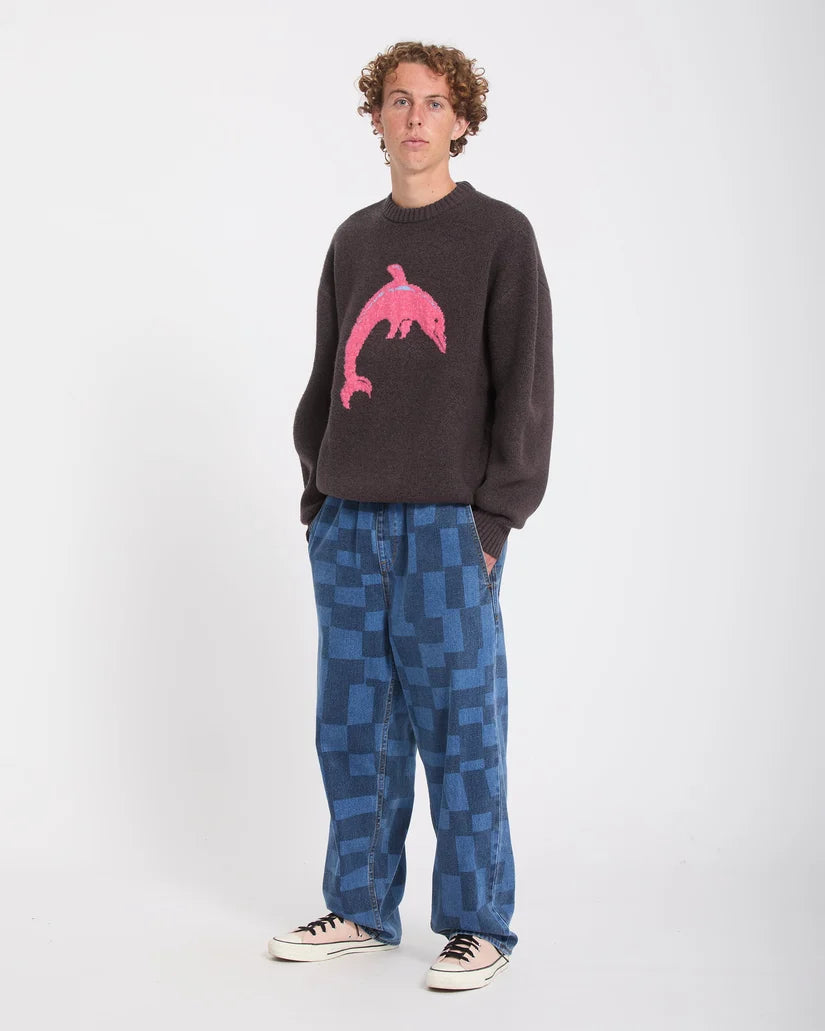 VOLCOM Jersey Ozzy Dolphin - Raisin
