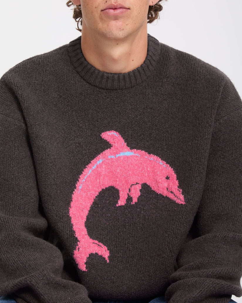 VOLCOM Jersey Ozzy Dolphin - Raisin