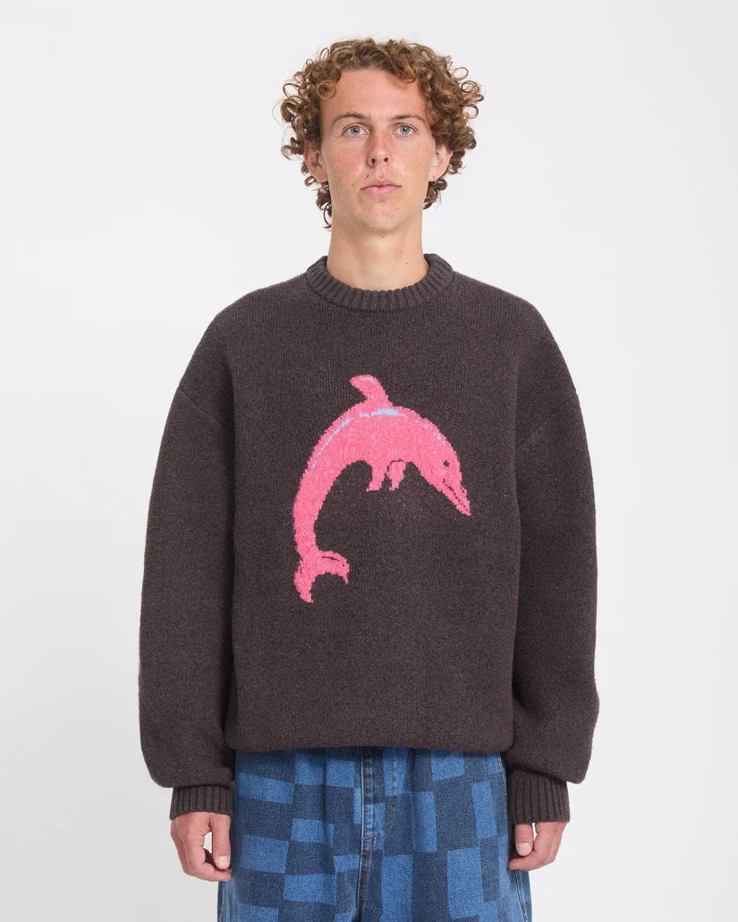 VOLCOM Jersey Ozzy Dolphin - Raisin