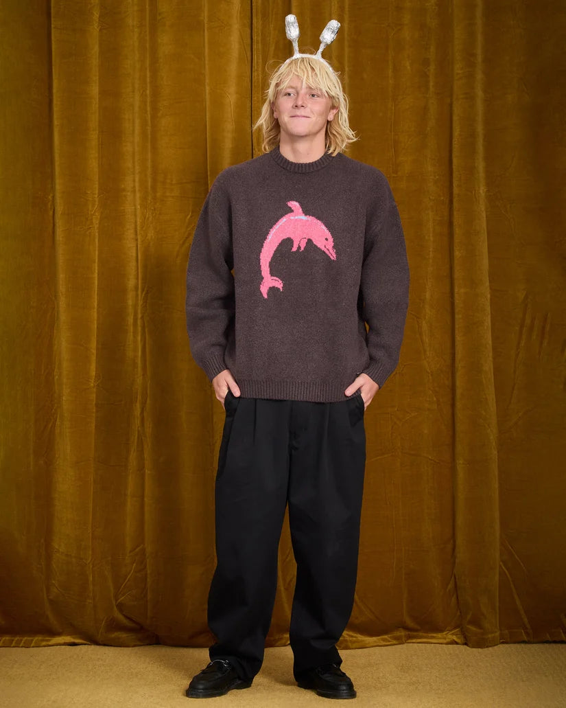 VOLCOM Jersey Ozzy Dolphin - Raisin