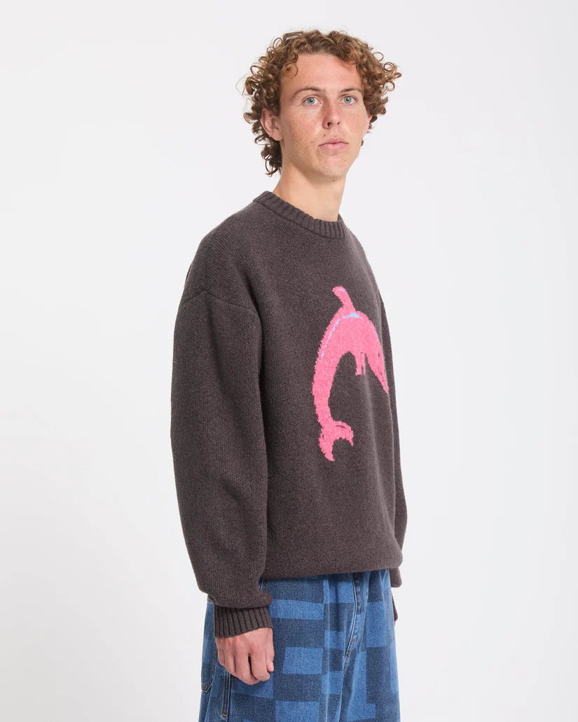 VOLCOM Jersey Ozzy Dolphin - Raisin