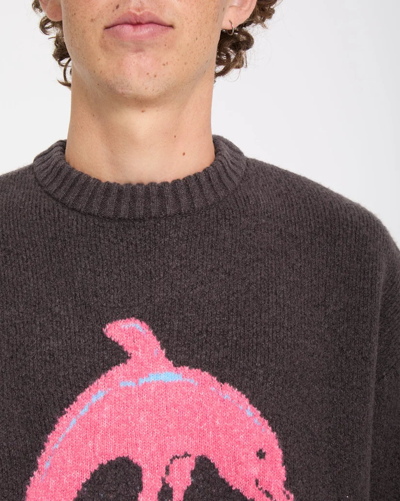 VOLCOM Jersey Ozzy Dolphin - Raisin