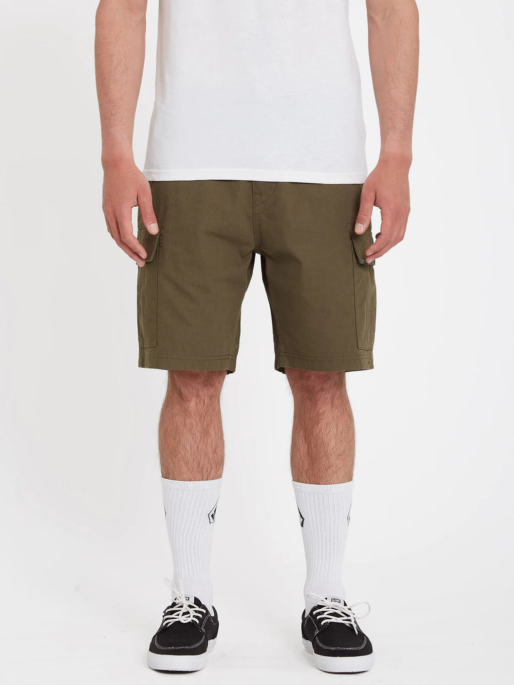 VOLCOM MARCH CARGO SHORT - Military Green
