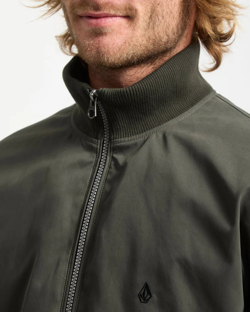 VOLCOM Damerman Bomber Jacket - Rinsed Black