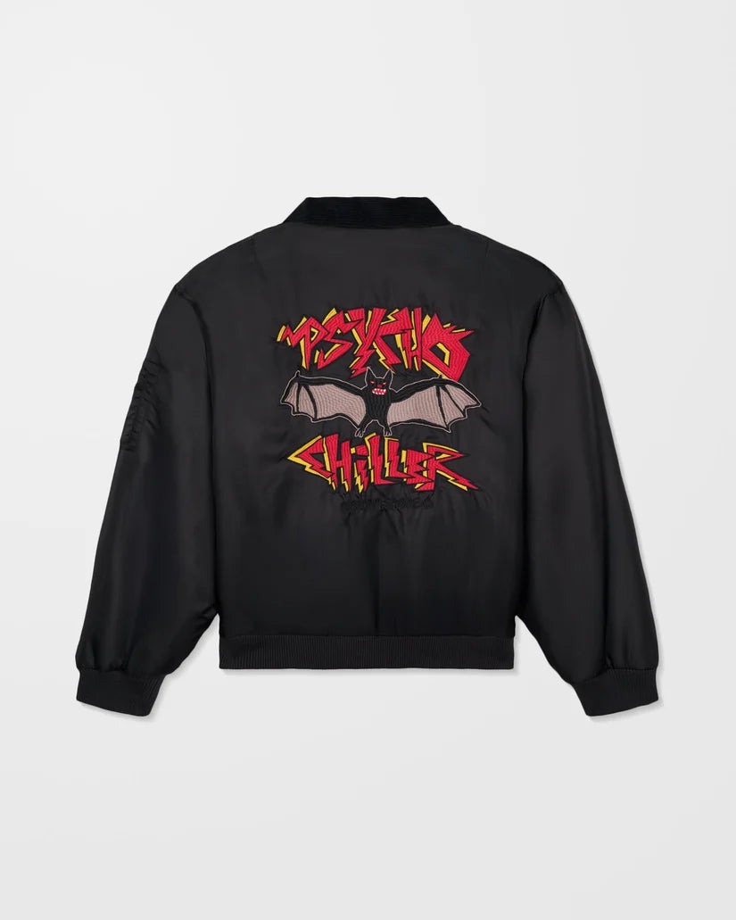 VOLCOM OZZY Bomber Jacket "REVERSIBLE" - Black