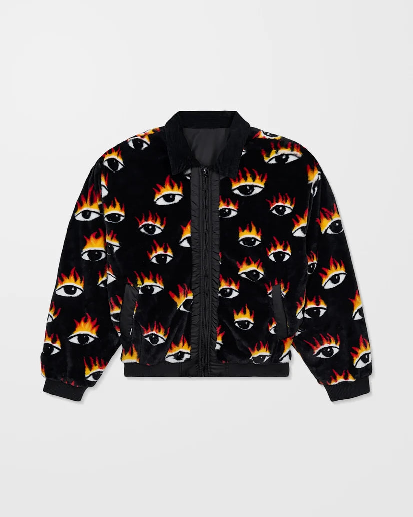 VOLCOM OZZY Bomber Jacket "REVERSIBLE" - Black