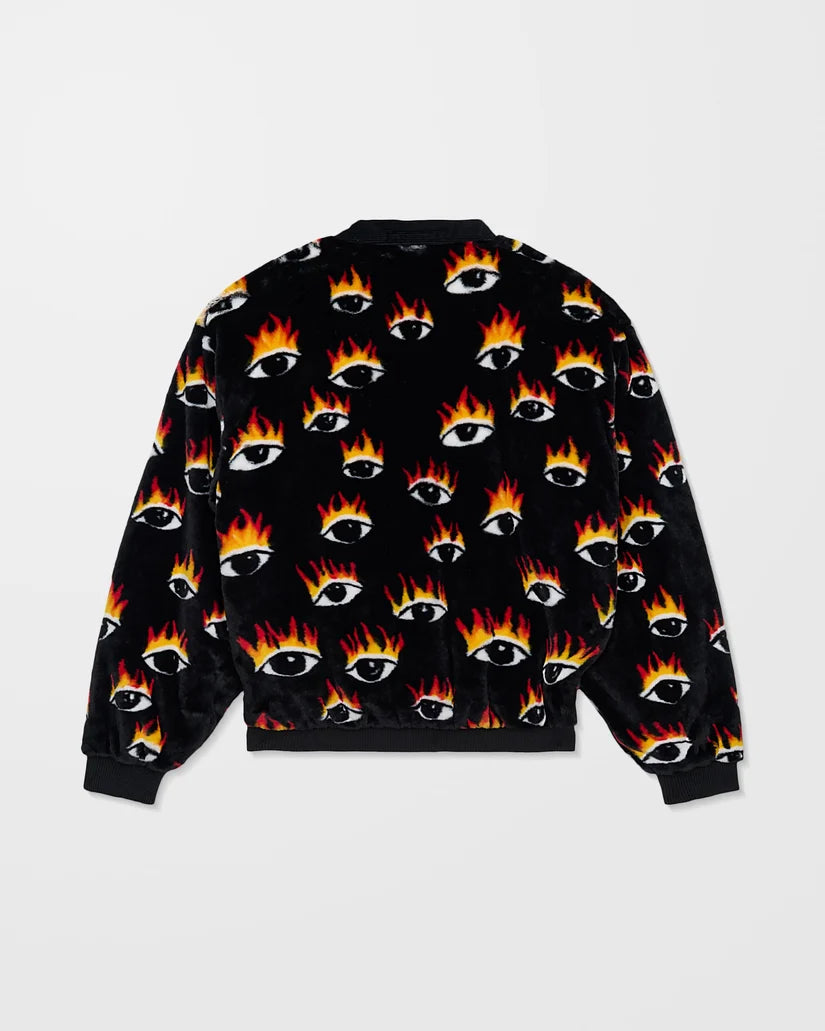 VOLCOM OZZY Bomber Jacket "REVERSIBLE" - Black