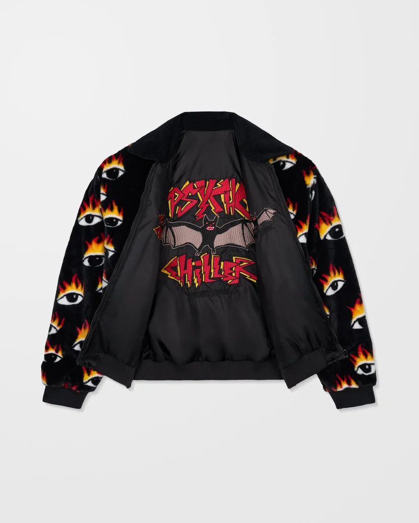 VOLCOM OZZY Bomber Jacket "REVERSIBLE" - Black
