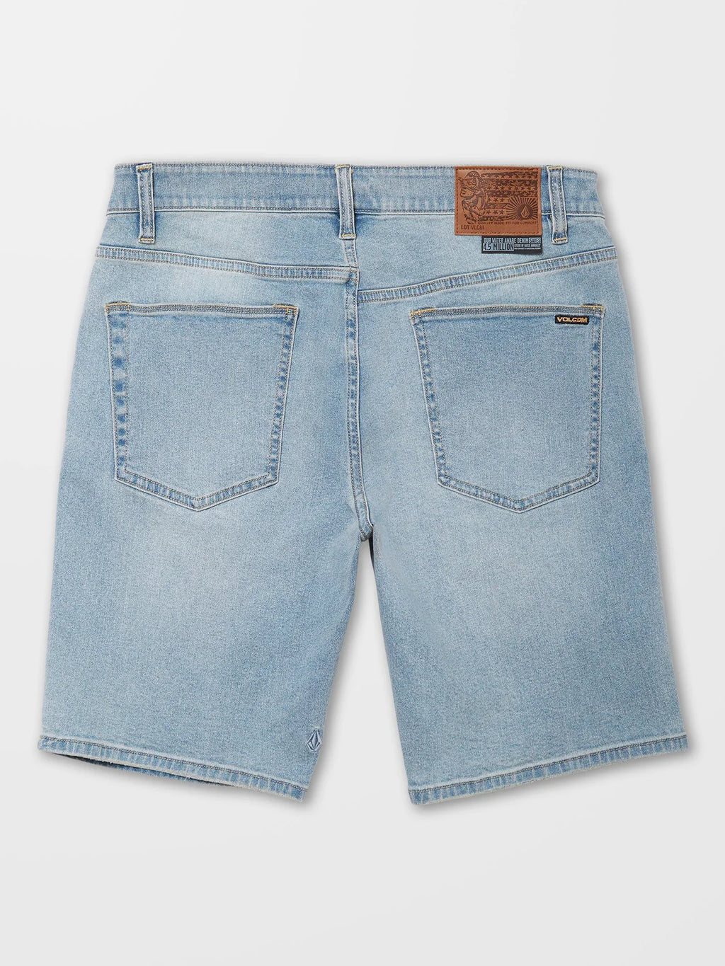 VOLCOM SOLVER DENIM SHORT - Worker Indigo Vintage