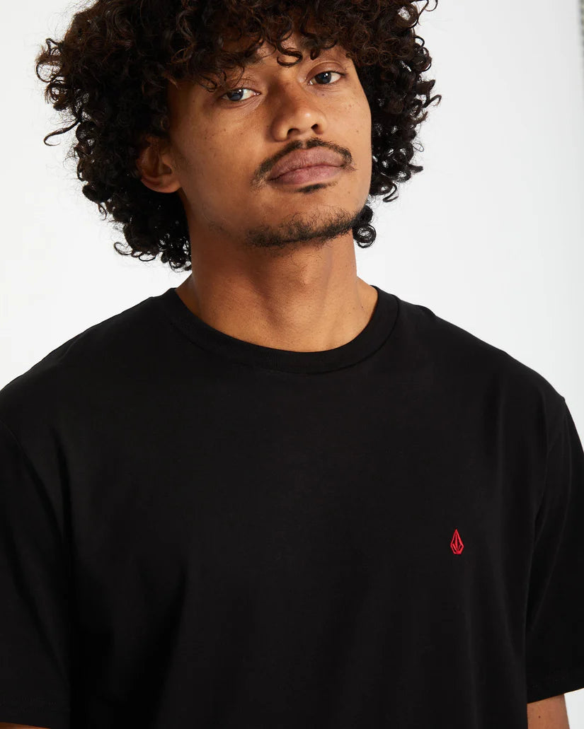 VOLCOM Stone Blanks SS TEE  - Black