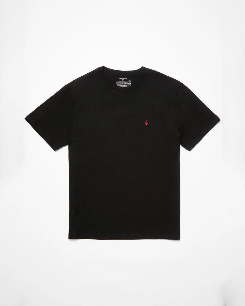VOLCOM Stone Blanks SS TEE  - Black