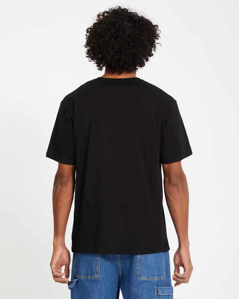 VOLCOM Stone Blanks SS TEE  - Black