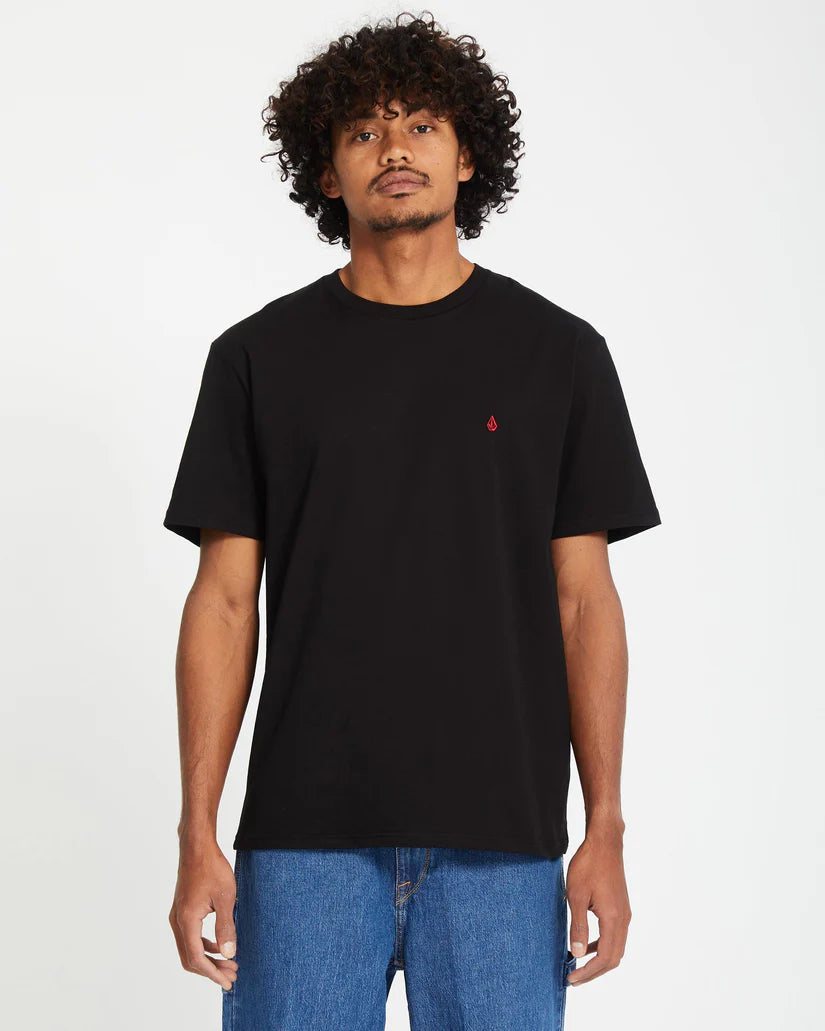 VOLCOM Stone Blanks SS TEE  - Black
