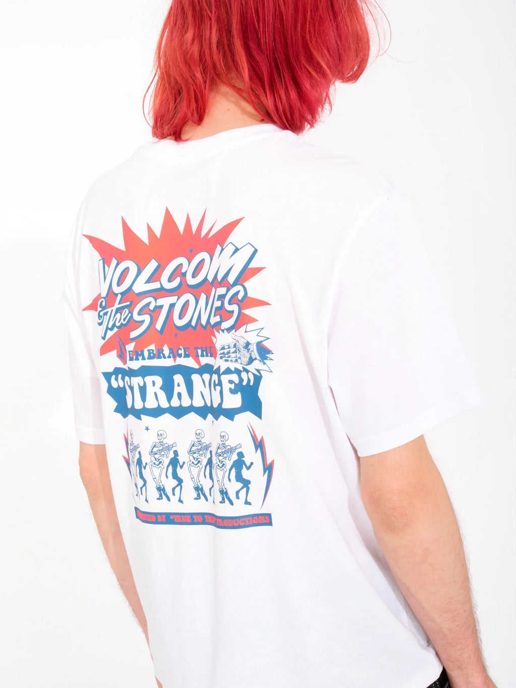VOLCOM STRANGE RELICS SS TEE - White
