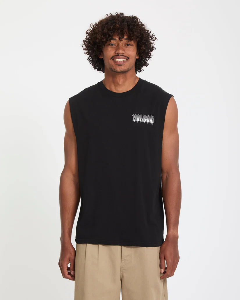 VOLCOM GAMMA DOOM SLEAVELESS TANK TOP - Black - FREESTYLE LLORET