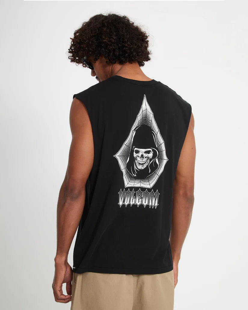 VOLCOM GAMMA DOOM SLEAVELESS TANK TOP - Black - FREESTYLE LLORET